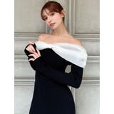 シアーリボンドッキングマーメイドニットワンピース | RESEXXY | 詳細画像6 