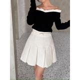 アイボリー | ツイードプリーツミニスカート【セットアップ着用可能】 | RESEXXY