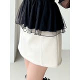 アイボリー | 【追加生産分】台形ミニスカート | RESEXXY