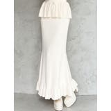 ヘムフリルマーメイドニットスカート【セットアップ着用可能】 | RESEXXY | 詳細画像1