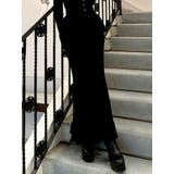 ブラック | ヘムフリルマーメイドニットスカート【セットアップ着用可能】 | RESEXXY