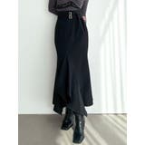 ブラック | ダブルベルトラッフルスカート | RESEXXY