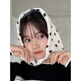 大判ドットスカーフ | RESEXXY | 詳細画像1 