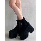 【追加生産分】厚底スエードショートブーツ | RESEXXY | 詳細画像1