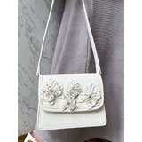 ホワイト | フラワーモチーフコンパクトバッグ | RESEXXY