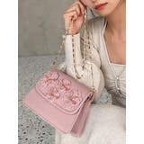 ピンク | フラワーモチーフコンパクトバッグ | RESEXXY