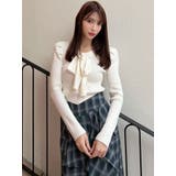 ボウタイニットトップス | RESEXXY | 詳細画像4 