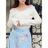 アイボリー | ホイップフリルVネックニット | RESEXXY