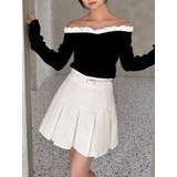 ブラック | ホイップフリルVネックニット | RESEXXY