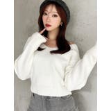 Vネッククロップドニットプルオーバー | RESEXXY | 詳細画像1 