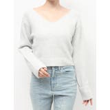 Vネッククロップドニットプルオーバー | RESEXXY | 詳細画像33 