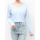 Vネッククロップドニットプルオーバー | RESEXXY | 詳細画像34 