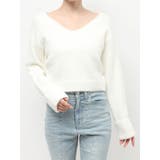 Vネッククロップドニットプルオーバー | RESEXXY | 詳細画像39 