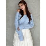 Vネッククロップドニットプルオーバー | RESEXXY | 詳細画像6 