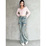 フラワーエンブロイダリーニットトップス | RESEXXY | 詳細画像5