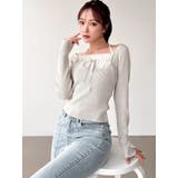 バストデザインニットトップス | RESEXXY | 詳細画像7