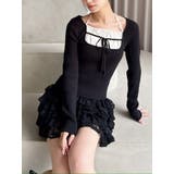 ブラック | バストデザインニットトップス | RESEXXY