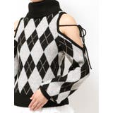 アーガイルタートルニットトップス | RESEXXY | 詳細画像23 