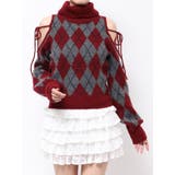 アーガイルタートルニットトップス | RESEXXY | 詳細画像34 