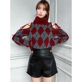 アーガイルタートルニットトップス | RESEXXY | 詳細画像7 