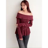 オフショルペプラムニットトップス【セットアップ着用可能】 | RESEXXY | 詳細画像13