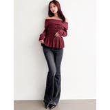 オフショルペプラムニットトップス【セットアップ着用可能】 | RESEXXY | 詳細画像14