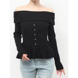 オフショルペプラムニットトップス【セットアップ着用可能】 | RESEXXY | 詳細画像37