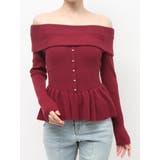 オフショルペプラムニットトップス【セットアップ着用可能】 | RESEXXY | 詳細画像38