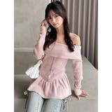 オフショルペプラムニットトップス【セットアップ着用可能】 | RESEXXY | 詳細画像6