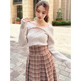 ケーブルニットレイヤードトップス | RESEXXY | 詳細画像3 