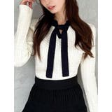 アイボリー | ナロータイケーブルニットトップス | RESEXXY