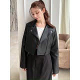 フェイクレザーライダースジャケット | RESEXXY | 詳細画像10 