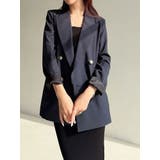 ネイビー | ダブルテーラードジャケット | RESEXXY