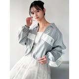 バイカラーパイピングブルゾン | RESEXXY | 詳細画像6 