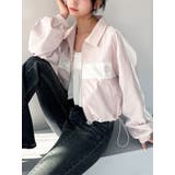 ピンク | バイカラーパイピングブルゾン | RESEXXY