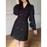 ブラック | スリーブシアーミニワンピース | RESEXXY