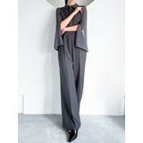 チャコールグレー | シアースリーブコンビネゾン | RESEXXY