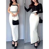 アイボリー | オープンワークコンビニットワンピース | RESEXXY