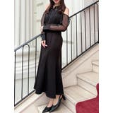 ブラック | シアースリーブシャツマーメイドワンピース | RESEXXY