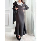 チャコールグレー | エンブロイダリーマーメイドワンピース | RESEXXY