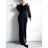 レースレイヤードリブニットワンピース | RESEXXY | 詳細画像1 