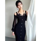 レースレイヤードリブニットワンピース | RESEXXY | 詳細画像9 