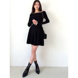 オフショルプリーツニットミニワンピース | RESEXXY | 詳細画像10 