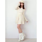 オフショルプリーツニットミニワンピース | RESEXXY | 詳細画像5 