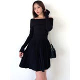 オフショルプリーツニットミニワンピース | RESEXXY | 詳細画像8 