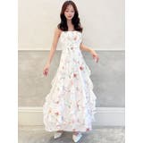 【memorif.】フラワーラッフルアンサンブルキャミワンピース | RESEXXY | 詳細画像18 