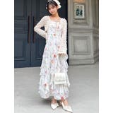 【memorif.】フラワーラッフルアンサンブルキャミワンピース | RESEXXY | 詳細画像2 