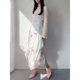 【memorif.】フラワーラッフルアンサンブルキャミワンピース | RESEXXY | 詳細画像32 