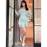 オフショルシフォンミニワンピース | RESEXXY | 詳細画像15