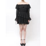 オフショルシフォンミニワンピース | RESEXXY | 詳細画像23